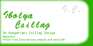 ibolya csillag business card